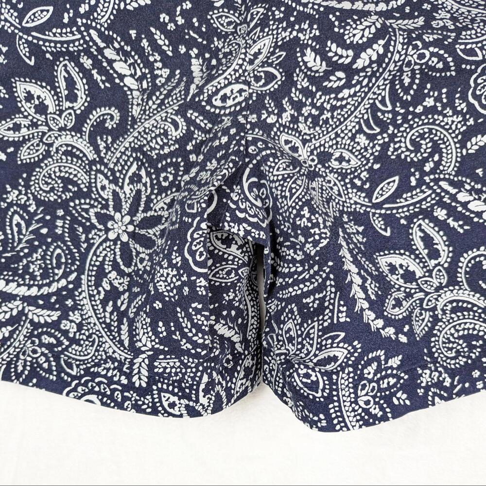 Talbots the Weekend Shorts Women's 16 Navy Blue White 6.5" Short - Picture 6 of 12